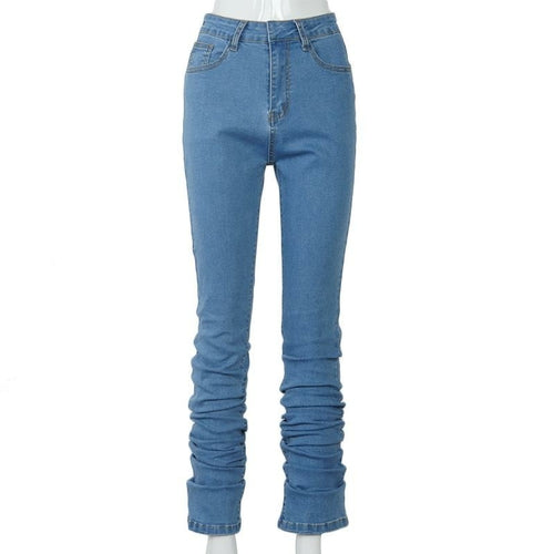 High Waist Slim Women Jeans Pants