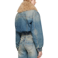 Women's All-match Quilted Denim Top