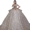 One-shoulder High-quality Long Trailing Heavy Industry Retro Wedding Dress